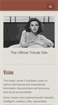 Mobile Screenshot of hedylamarr.org
