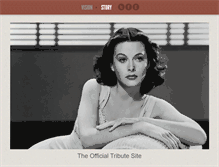 Tablet Screenshot of hedylamarr.org
